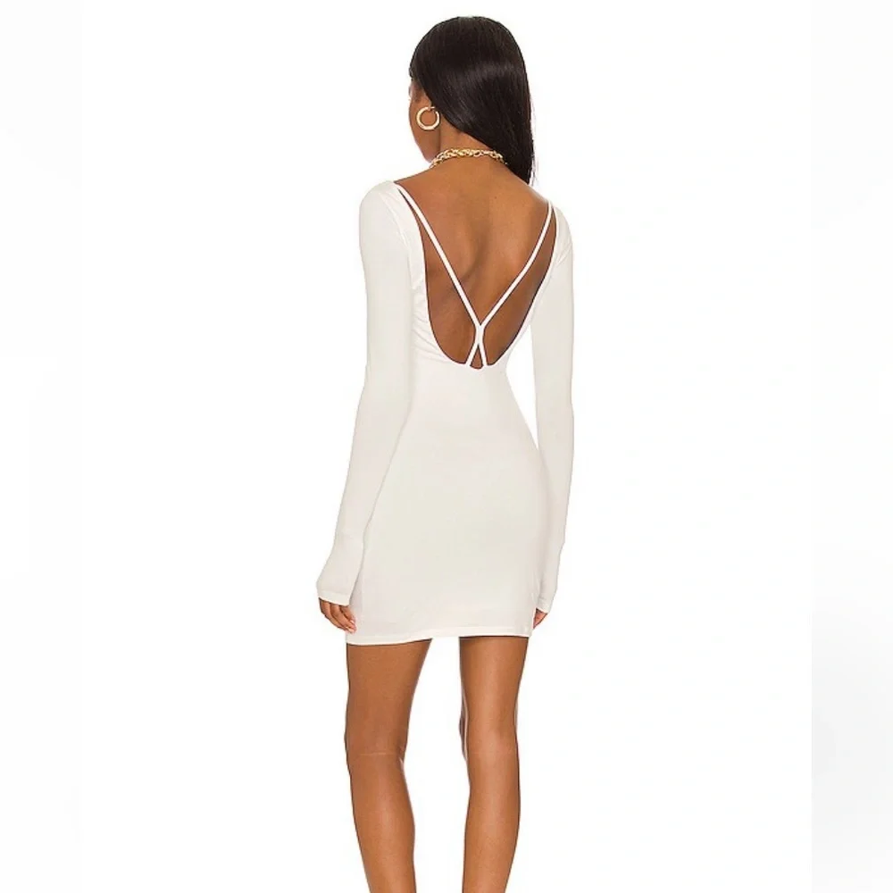 Revolve Not Yours To Keep Elise Mini Dress Size XL White - Picture 2 of 3